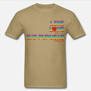 Live Love & Eat Pupusas Unisex T-shirt